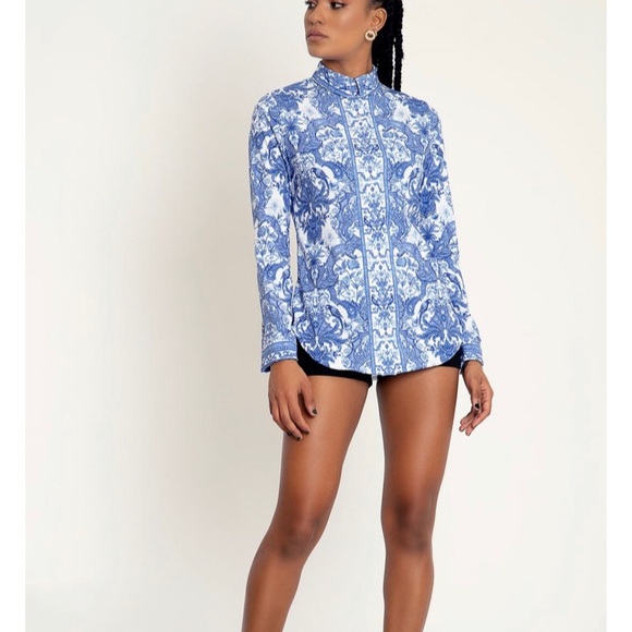 CHINOISERIE LONG SLEEVE BUSINESS TIME SHIRT - Picture 3 of 11